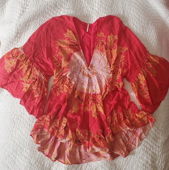 Free People Sunset Dreams Bell Sleeve Tunic - Picture 2 of 3